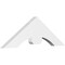 Ekena Millwork Archdale Architectural Grade PVC Gable Bracket, 36"W x 12"H x 2"D x 6"F, 8/12 Pitch GBP036X12X0206ARC00 - alternate 1